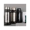 Mugs Water Bottles Thermos Cup 68 Ounce Stainless Vacuuminsated Beverage Bottle Vacuum Flask With Wide Mouth Drop Delivery Home Gard Dhemh