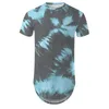 Men's T Shirts Cloudstyle Round Hem Short Sleeved Shirt 3D Tie-Dye Gradient Harajuku Casual Tees Tops Male Streetwear EU Size