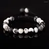 Strand DOUVEI Amazoned Stones Tressé Bracelet Pour Femmes Ethnique Méditation Black Lava Stone BraceletsBangles Hommes Bileklik ABK026