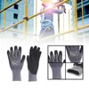 5 paires de gants de travail en nylon PU nitrile avec revêtement de sécurité pour mécanicien travaillant M/L