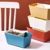 Storage Bottles Household Double-layer Snack Box Melon Seed Square Drivable Fruit Tray Candy Dried