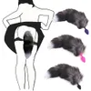 Anal Toys Small Size Black Silicone Plug Tail Erotic Anus Toy Sex Woman Men Butt Adult Products 230113