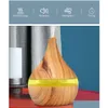 Ароматерапия 300 мл USB Electric Aroma Diffuser Diffuser Wood Trasonic Увлажнитель Cool Maker для доставки дома 202 DHNWB