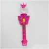 Favor de festas a favor da novidade por atacado Kids Light Flashing Princess Fairy Magic Wand Sticks Girls Cheer Supplies1 Drop Delivery Home Garden F Dhafn