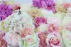 Dekorativa blommor Spr Magic 3D Flower Wall Wedding Backdrop Artificial Row och Arch Florer