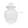 Storage Bottles Clear Container Lid Glass Sauerkraut Crock Paocai Jar Jars Lids Sichuan Pickle Sealing Can Terrarium Sourdough Tank