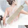 Serviette De Bain Avec Éponge De Nettoyage Mas Pour Enlever La Peau Morte 82Cm De Long Masr Exfoliation Salle De Bains Brosse Éponges Towe Drop Delivery Home Ga Dhzev