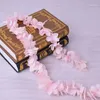 Decorative Flowers 100CM Artificial Cherry Blossom Vine Silk Sakura For Party Wedding Ceiling Decor Fake Garland Arch Ivy Diy