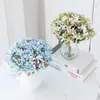 Dekoratif çiçekler yapay narsus scrapbooking sahte ipek vazolar ev odası için Noel süslemeleri