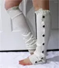 Women Socks Christmas Decorate Button Warmer Lace Straight Knit Legs Sets Comfortable Clothing Shoes Accessories Foot