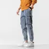 Jeans da uomo ICCLEK 2023 Pantaloni moda da uomo High Street Casual Taglie forti Vita bassa