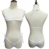 Women's Swimwear Sexy Lingerie Sets Women Halter Bra G-string Set 2023 Female Underwear Nightwear Bandage Lace