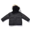 2024 Winter Kids Down Coat Jacket Boy Girl Baby Outerwear Warm Greatcoat Jackets Hooded Sportswear Outdoor Classic Wrap 5 Colors 100-160 Designer