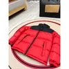 Kinderen kinderen donsjas NF designer 2022 winterjas jongens meisjes outdoor donsjack warme parka zwarte puffer jassen letterprint7754801