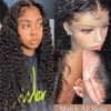 Nxy Lace Wigs Curly 13x6 13x4 Front Human Hair Wig Deep Wave 28 30inch 360 Frontal for Black Women Water Remy 230106