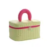 Sacs de rangement Sweet Couleur portable Femmes Cosmetics Maquillage Toilet de voyage Boîtes d'organisateur Boîtes à fermeture éclair Bénéchat