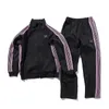 Men's Pant 's High Quality Butterfly Embroidery AWGE Needles Sweatshirt Track Sweatpants Oversize Rocky 230114