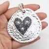 Pendant Necklaces Charms Metal Necklace Antique Golden-plated Jewelry Heart Shape For Trendy Women Men Gift