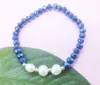 Strand brins de perles exquis. Jolie perle naturelle baroque. Bracelet Cordon Élastique 7.5"