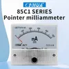 CHHUA 85C1 MEDIMENTO DE AMPELO DC DC 30MA50MA100MA200MA Painel analógico Teste elétrico Testador de corrente miliamméter