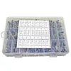 500Pcs/lot 0.1UF-1000UF 24Values Aluminum Electrolytic Capacitors 16-50V mix capacitor Assorted kit and storage box