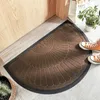 Teppiche Halbrunde Willkommens-Fußmatte für den Eingangsbereich, vorne, rutschfest, für den Außenbereich, Terrassenbereich, Fußpolster für Flur, Bad, Küche, Fußmatte