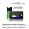 DC 10V~100V Li-ion Lifepo4 Lead acid Battery Capacity Indicator Digital Voltmeter Tester Temperature Monitor 12V 24V 36V 48V 96V