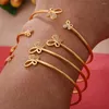 Ethiopische Afrikaanse goudkleurarmers voor vrouwen sieraden Dubai armbandfeest bruiloft