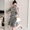 Abbigliamento etnico 2023 Party Casual Floral Qipao Abito Cheongsam tradizionale cinese vintage moderno migliorato per le donne