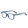 Óculos de sol 7-12 crianças envelhecidas com óculos de bloqueio de luz azul 2023 Crianças moda moda TR90 Frame Plain Computer Gaming Eyewear Girls meninos