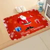 Halılar Damla Noel Mat Dış Halı Kapatma Kapı Noel Baba Süsleme Dekorasyonu Ev için Xmas Dekor Yıl hediyesi