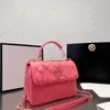 Designer Bags Nieuwe Stijl Cross Body kleine geurige mode netto rode veelzijdige schapenvacht ketting messenger ruit enkele hoge schoonheid handtas