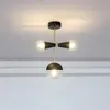 Ceiling Lights Nordic Modern Design 3 Heads Glass Ball Lamp For Hallway Living Room Home Deco Black Indoor Lighting Fixtures