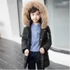 Cappotto Ragazzo Inverno Lungo Sezione 2023 Bambini Nella Giacca Di Cotone Abbigliamento 4-14 Anni