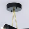 Ceiling Lights Nordic Modern Design 3 Heads Glass Ball Lamp For Hallway Living Room Home Deco Black Indoor Lighting Fixtures
