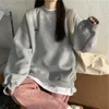 Kadın Hoodies Sweatshirts y2k büyük boyutlu kadınlar sonbahar sokak kıyafeti mektubu baskı siyah sweatshirt harajuku kapüşonlu goth punk kadın ceket hoo