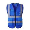 Construction vest Safety Vest Reflective Surveryor Yellow Orange vest Jacket High visibility workwear