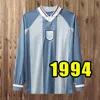 Långärmad retro fotbollströjor Gerrard Beckham Lampard Rooney Owen Terry England Classic Vintage Football Shirt 05 07 1994 1996 1998 2002