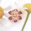 Cristal Pearl Flower Claw Crada de fita de fita Moda de shinestone Hair Pin for Women Butterfly Crown Swan Rabbit Hairpin Clip Acessórios 1347