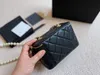 Black Luxury Women One Shoulder Bag Crossbody Bag Fashion Designer Bag Box Bag Zipper Bag Cosmetic Handbag Purse Pearl Chain Classic Ringer pattern