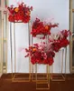 Vases 4-piece Set Wedding Arch Gold-Plated Geometric Flower Stand Home Decoration Shiny Metal Iron Rectangle Square Frame Backdrop