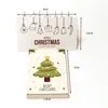 Приветствующие открытки Упаковка спасибо подарки рождественские украшения конверт 50 Merry Card на год
