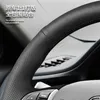 Coperchio del volante in pelle cucito di alta qualità personalizzato per Acura ILX RDX TL ZDX 2013-2015 Coperchio a presa speciale