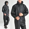 Women's Trench Coats High Quality 1PC 145 68CM EVA Unisex Raincoat Thickened Waterproof Rain Coat Women Men Black Camping Rainwear Sui