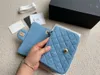 Crossbody Bag 2023 Spring Luxury Designer Women Bag Denim Classic Chain Bag Clamshell Design Luxury Handväska One Shoulder Bag Purse Blue