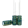 50pcs/lote 25v 220UF baixo ESR/imped￢ncia Capacitor eletrol￭tico de alum￭nio de alta frequ￪ncia Tamanho 8*12 20% 105C