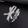 Brazalete Donia Jewelry Pulsera con forma de lazo para mujer Brazaletes Accesorio Cúbico