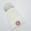 volwassen dikke warme winter canada hoed voor vrouwen zachte stretch kabel geweven pompon cap vrouwen kalotje kleine meisje ski caps94485992168