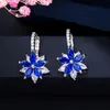 Dingle örhängen modyle crystal sten dropp mode kvinnor julfest 2023 varumärke elegant för ljuskrona
