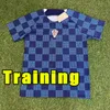 2022 Kroatië MODRIC voetbalshirts nationale team MANDZUKIC PERISIC KALINIC 22 23 Croazia KOVACIC Rakitic Kramaric Heren training blauw